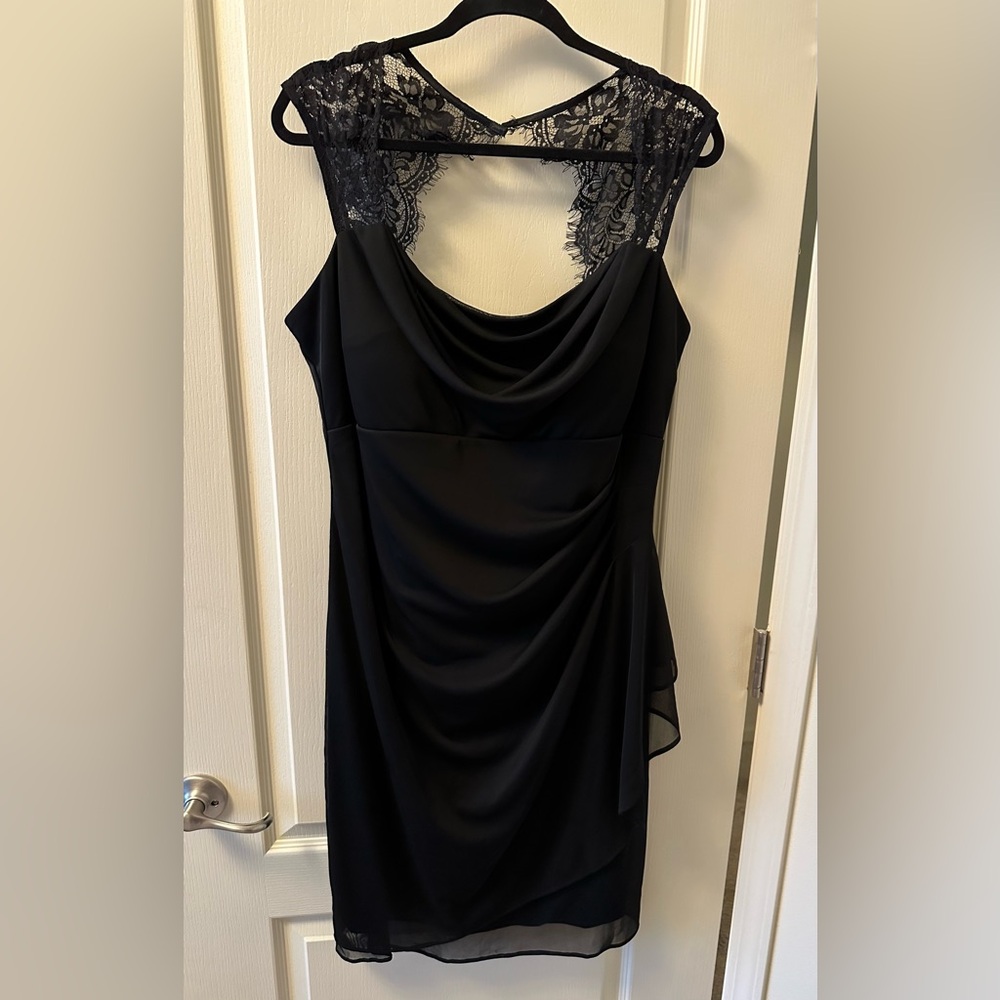 Signature Valerie Draped Cocktail Dress Size 16W